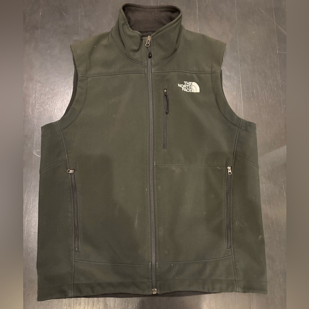 The North Face Men's Soft Shell Black Vest, Size S